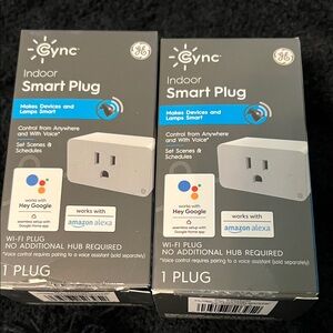 Cync Indoor Smart Plug - White
Set of f two plugs